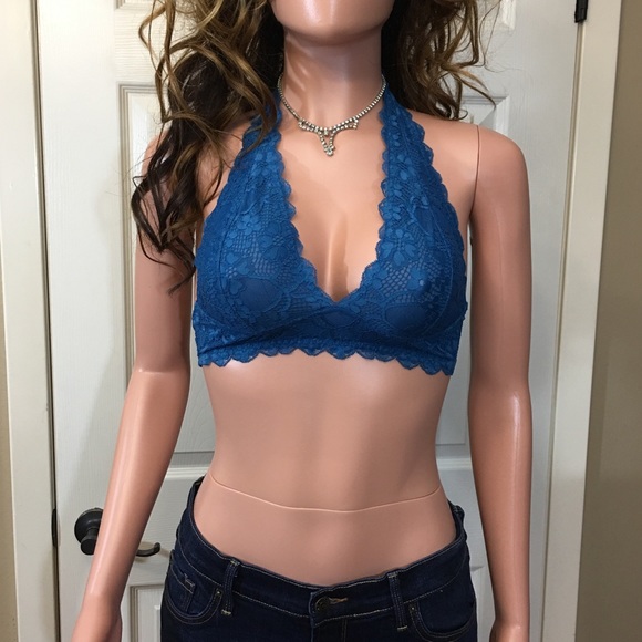 Free People Other - 😃BUNDLE ME😃Free People teal lace halter bralette